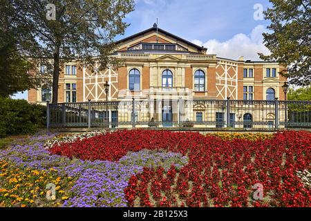 Richard Wagner Festspielhaus in Bayreuth, Oberfranken, Bayern, Deutschland Stockfoto