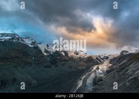 Pasterze, Glacier, Großglockner, Nationalpark Hohe Tauern, Österreich Stockfoto