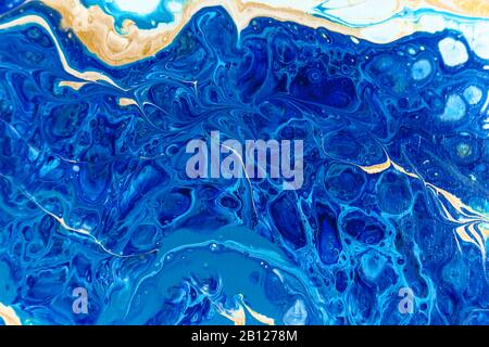 Bunte Kunst der Textur Fluid Kunst abstrakt bunte Textur, Tapete, Hintergrund für Design und Kreativität. Farbmischung, moderne Kunst Stockfoto
