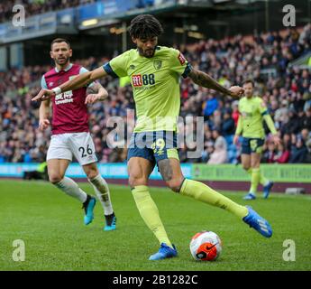 Turf Moor, Burnley, Lanchashire, Großbritannien. Februar 2020. English Premier League Football, Burnley gegen AFC Bournemouth; Philip Billing of Bournmouth Credit: Action Plus Sports/Alamy Live News Stockfoto