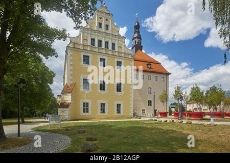 Schloss in Lübben/Spreewald, Brandenburg, Deutschland Stockfoto