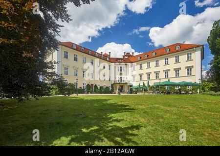 Schloss Lübbenau in Lübbenau im Spreewald, Brandenburg, Deutschland Stockfoto