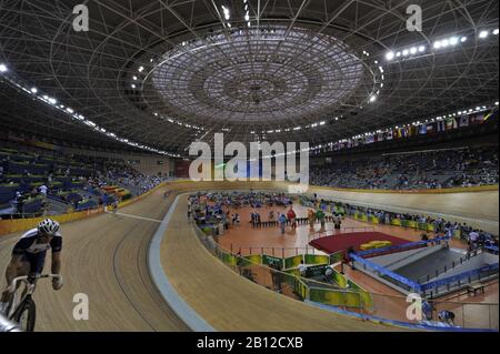 Peking, CHINA. Radfahren, . Laosham Velodrome, Dienstag - 19/08/2008, [obligatorische Gutschrift: Peter SPURRIER, Intersport Images] Stockfoto