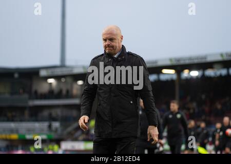 Burnley, Lancashire, Großbritannien. Februar 2020. Sean Dyche, Manager von Burnley, nach dem Premier-League-Spiel zwischen Burnley und Bournemouth in Turf Moor, Burnley am Samstag, 22. Februar 2020. (Kredit: Pat Scaasi/MI News) Foto darf nur für redaktionelle Zwecke in Zeitungen und/oder Zeitschriften verwendet werden, Lizenz für kommerzielle Nutzung erforderlich Kredit: MI News & Sport /Alamy Live News Stockfoto