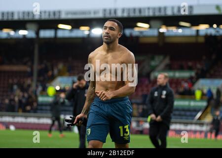 Burnley, Lancashire, Großbritannien. Februar 2020. Callum Wilson von Bournemouth nach dem Premier-League-Spiel zwischen Burnley und Bournemouth in Turf Moor, Burnley am Samstag, 22. Februar 2020. (Kredit: Pat Scaasi/MI News) Foto darf nur für redaktionelle Zwecke in Zeitungen und/oder Zeitschriften verwendet werden, Lizenz für kommerzielle Nutzung erforderlich Kredit: MI News & Sport /Alamy Live News Stockfoto