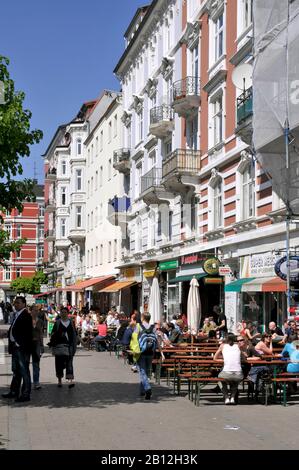 Szenenviertel SCHANZE, Schulterblatt, Hamburg, Deutschland, Europa Stockfoto