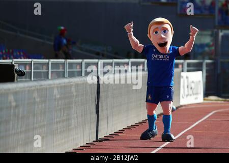 Rom, Italien. Februar 2020. Italienische Mascotte vor dem Guinness Six Nations 2020, rugby-union-Spiel zwischen Italien und Schottland am 22. Februar 2020 im Stadio Olimpico in Rom, Italien - Foto Federico Proietti/ESPA-Images Credit: European Sports Photographic Agency/Alamy Live News Stockfoto