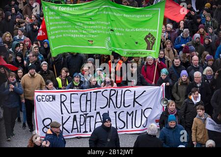 Freitag Zur Zukünftigen Demonstration in Hamburg, 21. Februar 2020 Stockfoto