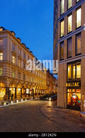 Colonnades Einkaufsstraße, Innenstadt, Hansestadt Hamburg, Deutschland, Europa Stockfoto