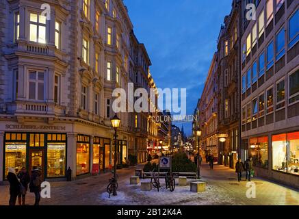 Colonnades Einkaufsstraße, Innenstadt, Hansestadt Hamburg, Deutschland, Europa Stockfoto