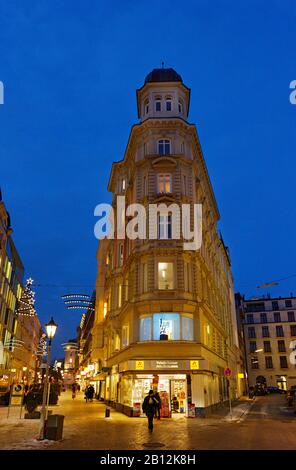 Colonnades Einkaufsstraße, Innenstadt, Hansestadt Hamburg, Deutschland, Europa Stockfoto