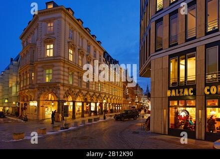 Colonnades Einkaufsstraße, Innenstadt, Hansestadt Hamburg, Deutschland, Europa Stockfoto