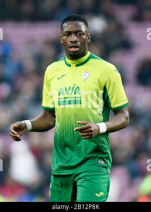 Barcelona, Spanien. Februar 2020. Barcelona-Eibar. Pape Diop von SD Eibar Credit: Pro Shots/Alamy Live News Stockfoto