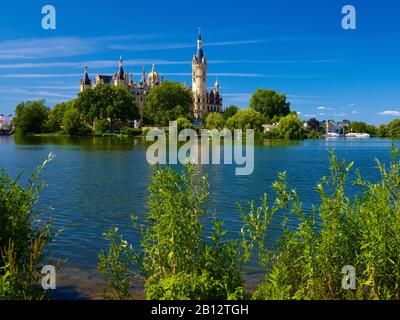 Schloss Schwerin, Mecklenburg-Vorpommern, Deutschland Stockfoto