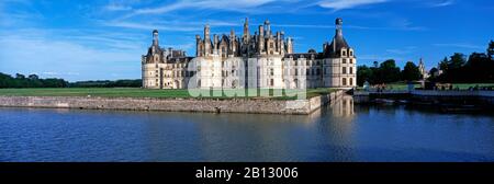 Chateau de Chambord, Chambord, Frankreich Stockfoto