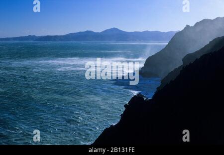 Port-Bou. Cap de Creus.Costa Brava, Girona. Catalunya. Spanien Stockfoto