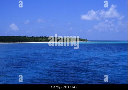 Strand im Hotel Maria la Gorda. Pinar del Rio, Kuba Stockfoto