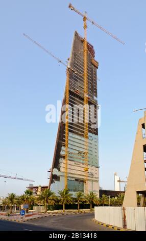 Wolkenkratzer im Bau, Kuwait, Arabische Pensinula, Westasien Stockfoto