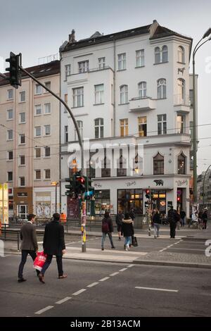 St. Oberholz am Rosenthaler Platz, Kultcafé, Torstraße, Mitte, Berlin, Deutschland, Europa Stockfoto