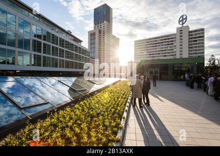 Aussichtsplattform der Bikini Berlin, Charlottenburg, Berlin, Deutschland, Europa Stockfoto