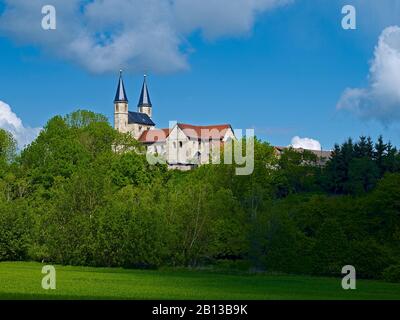 Die Basilika St. Gangolf in Münchenlohra, Landkreis Nordhausen, Thüringen, Deutschland, Europa Stockfoto