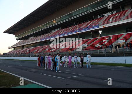 Barcelona, Spanien. Feb. 2020. Formel-1-Weltmeisterschaft 2020, Wintertesttage #1 2020 Barcelona, 19./21. Februar 2020. Kredit: Unabhängige Fotoagentur/Alamy Live News Stockfoto