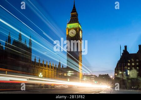 Big Ben und Palace of Westminster, London, Großbritannien Stockfoto