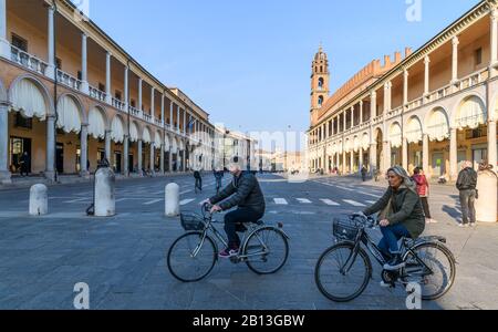 Piazza del Popolo, Faenza, Emilia Romagna, Italien Stockfoto