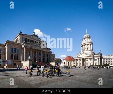 Konzerthaus und französischer Dom, Gendarmenmarkt, Mitte, Berlin, Deutschland Stockfoto