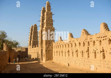 Große Moschee von Bani, Burkina Faso Stockfoto