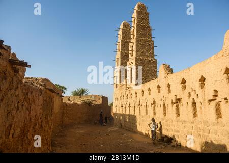 Große Moschee von Bani, Burkina Faso Stockfoto