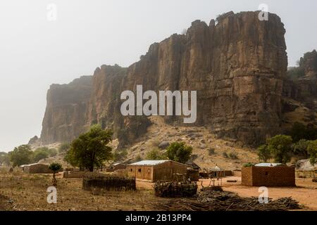 Dorfleben im ländlichen Mali. Stockfoto