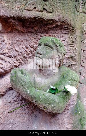 Skulptur von Ingeborg Hunzinger,Rosenstraße Protest,Rosenstraße,Mitte,Berliner Skulptur von Ingeborg Hunzinger,Rosenstraße Protest,Rosenstraße,Mitte,Berlin Stockfoto