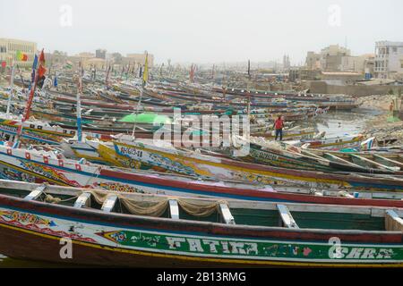 Binnenflüsse von St, Louis, Senegal Stockfoto