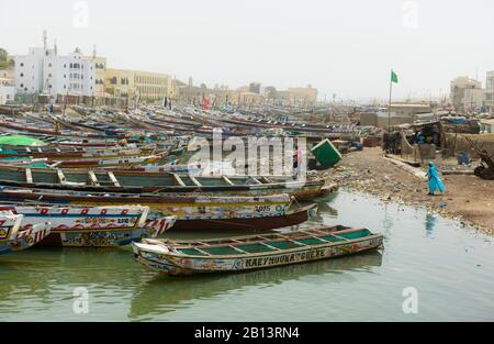 Binnenflüsse von St, Louis, Senegal Stockfoto