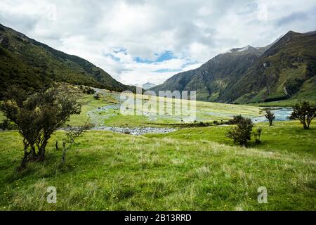 Rob Roy Trail, Wanaka, Neuseeland Stockfoto