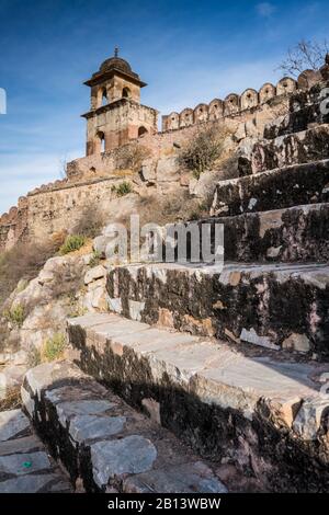 Jaigarh Fort, Jaipur, Indien, Asien Stockfoto