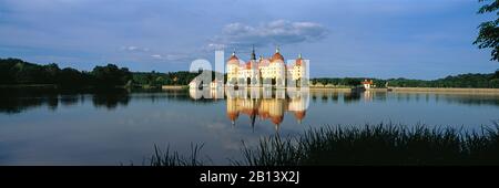 Schloss Moritzburg, Moritzburg, Sachsen, Deutschland Stockfoto