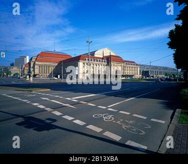 Hauptbahnhof Leipzig, Sachsen, Deutschland Stockfoto