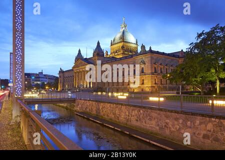 Bundesverwaltungsgericht in Leipzig, Sachsen, Deutschland Stockfoto