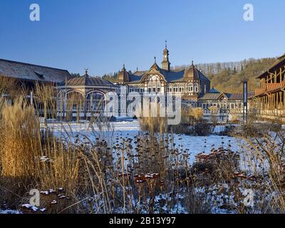 Mittelbau des Graduiertenhauses in Bad Salzungen, Thüringen, Deutschland Stockfoto