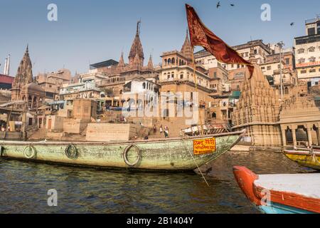 Straßenszene, Varanasi, Indien, Asien Stockfoto