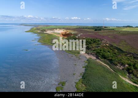 Luftaufnahmen von Sylt, Nordsee, Deutschland Stockfoto