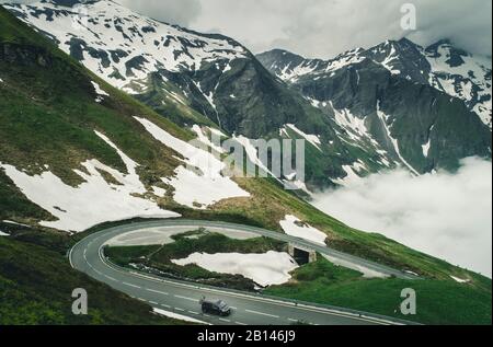 Hochalpenstraße Großglockner, Österreich Stockfoto