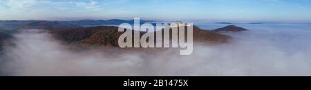 Wartburg in Eisenach an einem Herbstmorgen, Deutschland Stockfoto