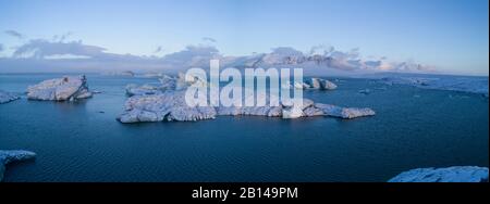 Diamond Beach in Island Stockfoto