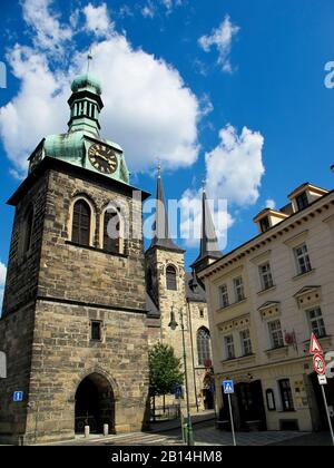 Prager Kirche. Tschechische Republik Stockfoto