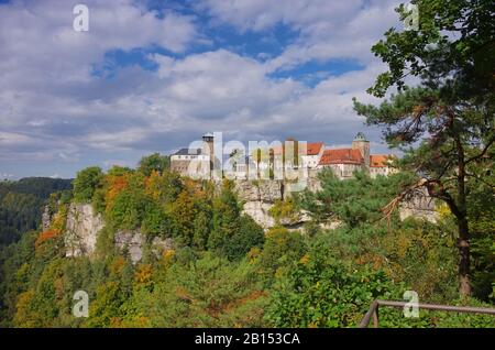 Hohnstein Burg - Burg Hohnstein 03 Stockfoto