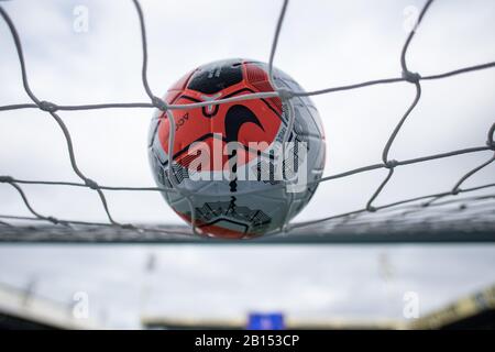 Fußballschuhe Nike Mercurial und Phantom im Selhurst Park am 22. Februar 2020 in London, Großbritannien. (Foto von Sebastian Frej) Stockfoto