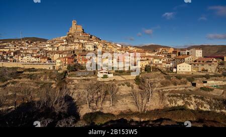 Cornago ist ein malerisches Dorf in der Provinz La Rioja, Spanien Stockfoto